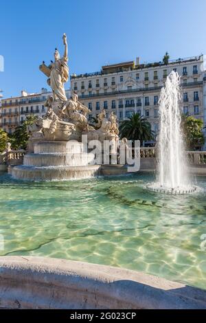 FRANCE, VAR, 83, TOULON, PLACE DE LA LIBERTÉ Banque D'Images