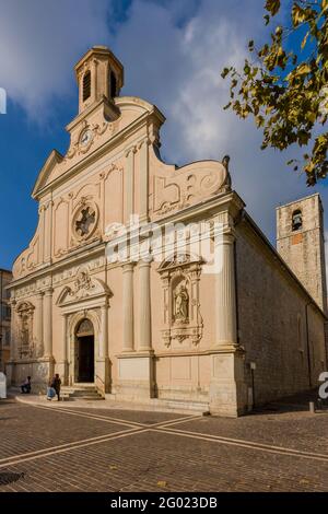 FRANCE, ALPES-MARITIMES, 06, VALLAURIS, ÉGLISE SAINTE-ANNE SAINT-MARTIN Banque D'Images
