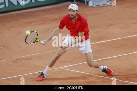 Oscar Otte d'Allemagne pendant Roland-Garros 2021, Grand Chelem tournoi de tennis le 30 mai 2021 au stade Roland-Garros à Paris, France - photo Nicol Knightman / DPPI Banque D'Images