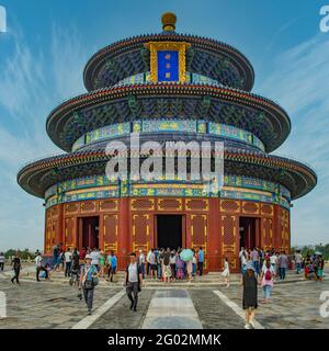 Temple du Ciel, Beijing, Chine Banque D'Images