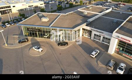 2021, Lexus de Londres et ToyotaTown. Concessionnaire à London Ontario Canada. Luke Durda/Alamy Banque D'Images