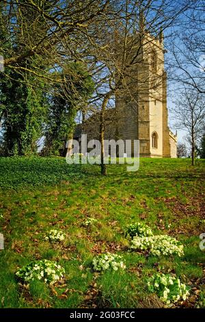 Royaume-Uni, Yorkshire du Sud, High Melton, église St James Banque D'Images