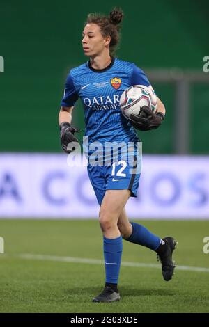 Reggio Emilia, Italie, 30 mai 2021. Camelia Ceasar d'AS Roma pendant le match final de Coppa Italia Femminile au stade Mapei - Cittˆ del Tricolor, Sassuolo. Crédit photo à lire: Jonathan Moscrop / Sportimage crédit: Sportimage / Alay Live News Banque D'Images