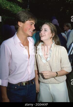 Rob Lowe et Melissa Gilbert Circa années 80 crédit : Ralph Dominguez/MediaPunch Banque D'Images