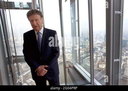 GRANDE-BRETAGNE / Londres /Irvine Sellar, Président de Sellar Property Group, développeur de The Shard.Irvine Sellar, London Property Tycoon . Banque D'Images