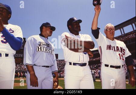 1992 principales activités de baseball All-Star - Heroes of Baseball -- Veuillez créditer le photographe Kirk Schlea Banque D'Images