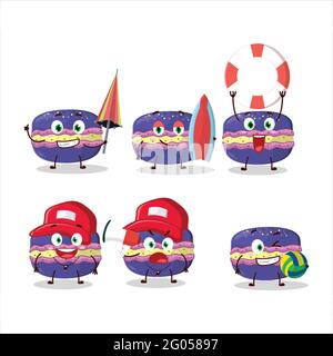 Happy face raisin gâteau personnage de dessin animé jouant sur une ...