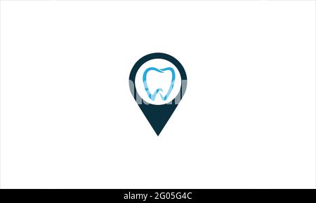 Cabinet de dentiste icône logo illustration Illustration de Vecteur