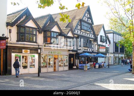 Bâtiments à pans de bois de style Tudor, Fore Street, Taunton, Somerset, England, United Kingdom Banque D'Images