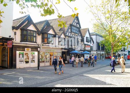 Bâtiments à pans de bois de style Tudor, Fore Street, Taunton, Somerset, England, United Kingdom Banque D'Images