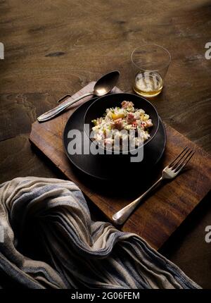 Salade de riz froid, Italie, Europe Banque D'Images