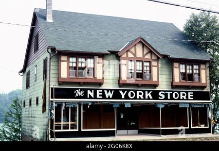 Amérique des années 1970 - New York Store, Lake Huntington, New York 1978 Banque D'Images