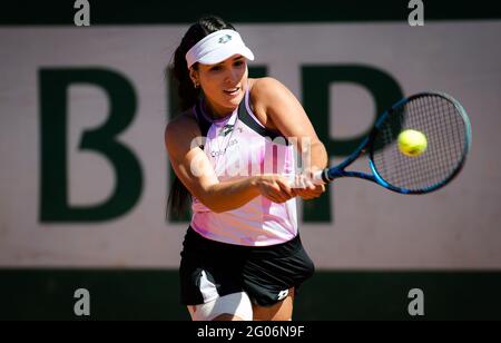 Maria Camila Osorio Serrano de Colombie lors du premier tour du Roland-Garros 2021, Grand Chelem tennis Tournament le 31 mai 2021 au stade Roland-Garros à Paris, France - photo Rob Prange / Espagne DPPI / DPPI / LiveMedia Banque D'Images