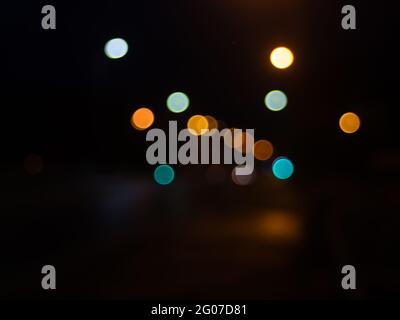 Ombres claires la nuit Banque D'Images