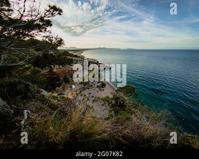 Illa Roja plage près de Begur sur la Costa Brava espagnole, Catalogne, Espagne Banque D'Images