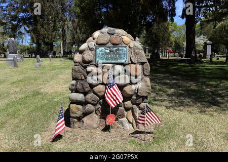 Mémorial de guerre cimetière de Yaphank long Island New York Banque D'Images
