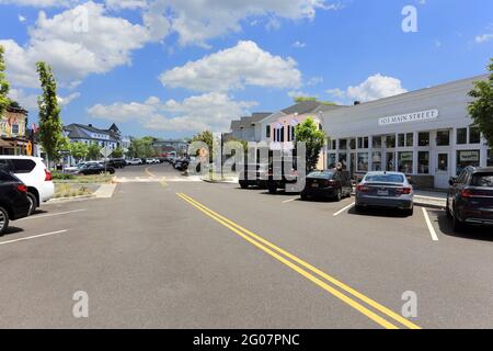 Main St. Westhampton long Island New York Banque D'Images