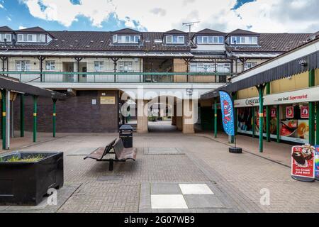Centre commercial Woodrow à Redditch, Worcestershire, Angleterre. Banque D'Images