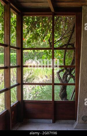 Rudolph M Schindler House, 1921-22, NRHP, West Hollywood, CA, Etats-Unis Banque D'Images