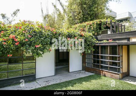 Rudolph M Schindler House, 1921-22, NRHP, West Hollywood, CA, Etats-Unis Banque D'Images