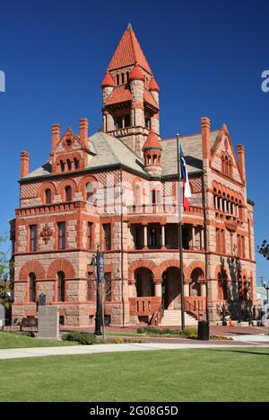 Hopkins County Courthouse à Sulphur Springs, Texas Banque D'Images