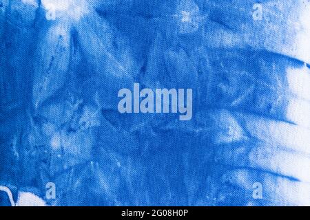 arrière-plan abstrait à motif teint par nouage. tissu en coton pour papier peint. Banque D'Images