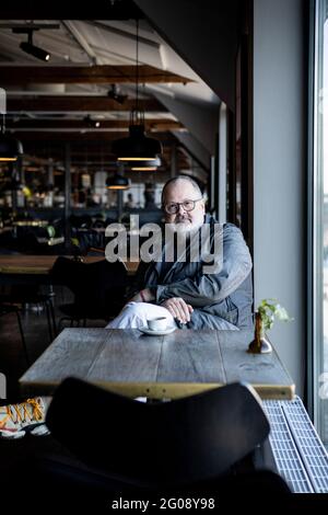 Le photographe Frank Ockenfels à Stockholm, Suède, le 01 juin 2021, se prépare pour son exposition d'été à Fotografiska, le Musée de la photographie. Photo: Christine Olsson / TT / code 10430 Banque D'Images