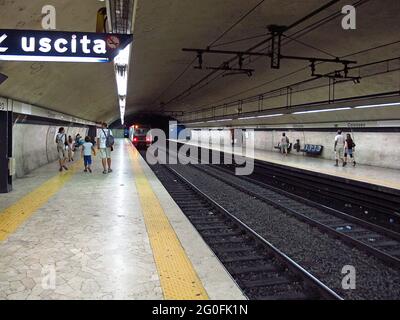 Le métro à Rome, Italie Banque D'Images