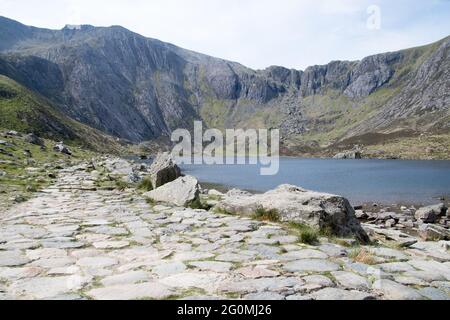 Idwal Llyn North Wales Snowdonia Banque D'Images
