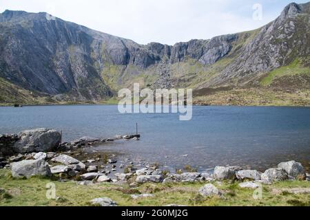 Idwal Llyn North Wales Snowdonia Banque D'Images