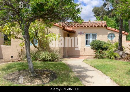 House of Pacific relations International English Cultural Cottage situé à Balboa Park à San Diego, CA Banque D'Images