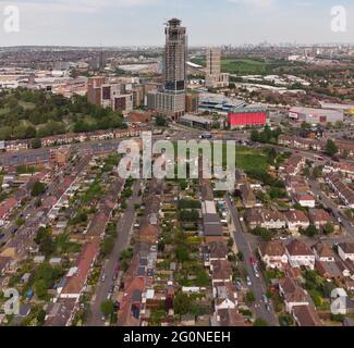 North Acton, Park Royal, Londres, Angleterre Banque D'Images