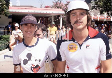 Greg EVIgan et sa femme PAM Circa années 80 crédit : Ralph Dominguez/MediaPunch Banque D'Images