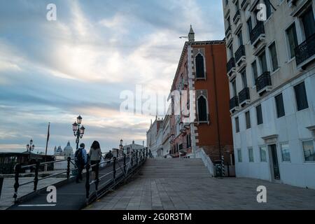 Venise pendant le confinement de Covid19, Italie, Europe, Banque D'Images