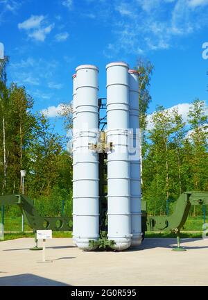 Russie. Oblast de Moscou. Parc Patriot. 22 mai 2021. Système antiaérien S-300 Banque D'Images