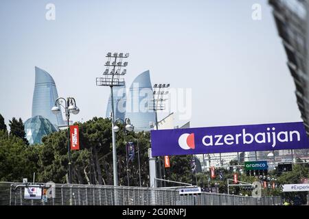 Bakou, Azerbaïdjan. 03ème juin 2021. Ambiance pendant le Grand Prix d'Azerbaïdjan de Formule 1 2021 du 04 au 06 juin 2021 sur le circuit de la ville de Bakou, à Bakou, Azerbaïdjan - photo Xavi Bonilla/DPPI/LiveMedia crédit: Agence photo indépendante/Alamy Live News Banque D'Images