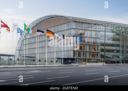 Banque européenne d'investissement à Kirchberg - Luxembourg, Luxembourg Banque D'Images