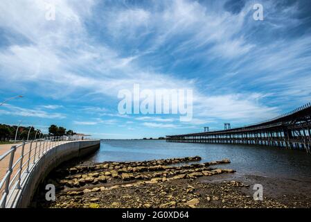 Rio Tinto Pier, Huelva Banque D'Images