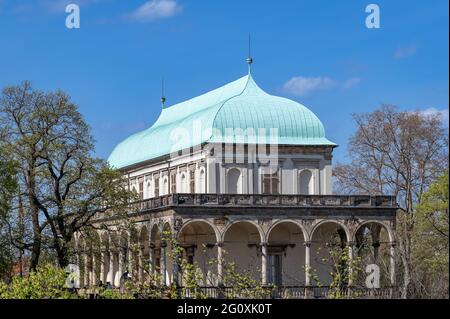 Palais d'été de la reine Anne - Belvédère - bâtiment Renaissance situé dans le jardin royal du château de Prague, République tchèque. Banque D'Images