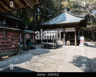 Naruto, Japon - 2 avril 2018 : sur le terrain de Gokurakuji, temple 2 du pèlerinage de Shikoku Banque D'Images