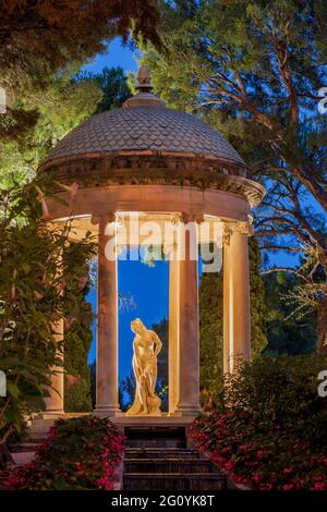 FRANCE, ALPES-MARITIMES (06) SAINT-JEAN-CAP-FERRAT, LA VILLA EPHRUSSI DE ROTHSCHILD EST L'UN DES PLUS BEAUX PALAIS RENAISSANCE DE LA CÔTE D'AZUR Banque D'Images