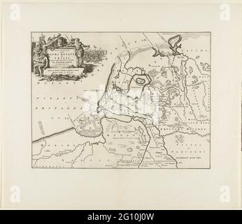 Carte historique des pays-Bas avec les régions de la Batava et des Frisons; Descriptio veteris Agri Batavi et Frisii. Carte des anciens pays-Bas de la Batava et des Frison. Partie des 16 cartes du pays et des frison fabriquées avant et incluses dans M. Atting, Descriptio Ant. Agri Batavi et Frisii, art. Notitia germe. Infer., 2 parties, 1697-1700. Réutilisée à F. Halma, stade des pays-Bas et paysages dépendants, dictionnaire général historique, généalogique, géographique et politique, 2 parties, 1725. Selon l'inscription placée dans: Partie I, p. 1c. Banque D'Images