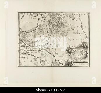 Carte historique des pays-Bas avec les régions de la Batava et des Frison; Pars II Frison Haereditariae Seu Trajectini Episcopatus. Carte de la région autour d'Utrecht. Partie des 16 cartes du pays et des frison fabriquées avant et incluses dans M. Atting, Descriptio Ant. Agri Batavi et Frisii, art. Notitia germe. Infer., 2 parties, 1697-1700. Réutilisée à F. Halma, stade des pays-Bas et paysages dépendants, dictionnaire général historique, généalogique, géographique et politique, 2 parties, 1725. Selon l'inscription placée dans: Partie II, p. 273. Banque D'Images