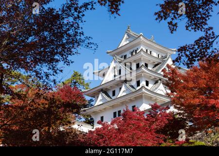 Tourisme japonais, châteaux, Gujo, Gifu Banque D'Images