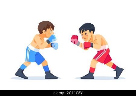 Ensemble Short Et T-shirt Boxe MMA Enfant Garçon 5-16 Ans - Runhomal Kickboxing Arts Martiaux
