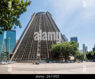 Cathédrale métropolitaine de Rio de Janeiro, Brésil Banque D'Images