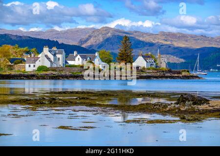 Plockton un village et un port dans le nord-ouest de l'Écosse Banque D'Images