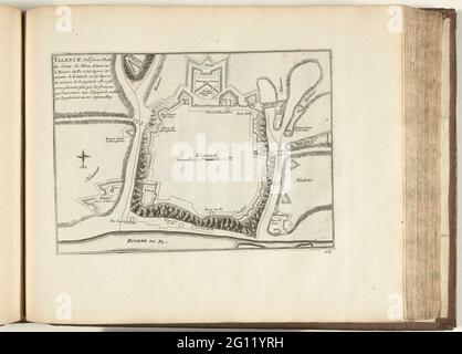 Valve pour la carte de Valenza, 1726; Valence, ville forte d'Italie, des Estats de Milan (...); les Forces de l'Europe, Asie, Afrique et Amérique (...) Comme Aussi les cartes des Côtes de France et d'Espagne. Carte des renforts à la ville italienne de Valenza au po. Plaque n° 361 dans la partie XV de la photo: Les Forces de l'Europe, Asie, Afrique et Amérique ... Comm Aussi les cartes des Côtes de France et d'Espagne à partir de 1726, cette deuxième partie avec 271 plaques numérotées à la main de villes fortes et forteresses renommées dans le contexte de la guerre de succession espagnole 1701-1713. Pour la plupart, TH Banque D'Images