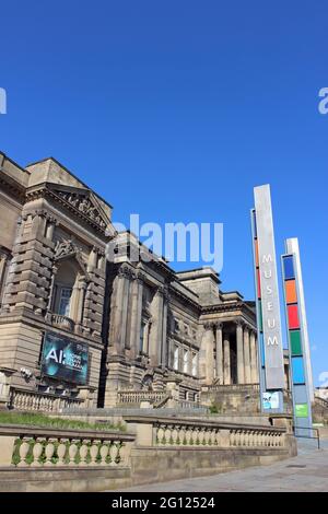 Musée du monde, William Brown Street, Liverpool, Royaume-Uni Banque D'Images