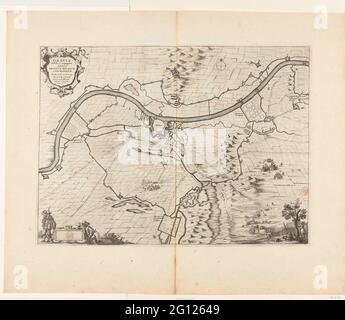 Siège et prise de tombe par Maurits, 1602; Gravia Obsessa et Expuga Armis Ordinum Belgicae Confoithata AB Illustrissimo principe Mauritio (...) 1602; 't Besch et l'abandon de la tombe de Stadt, à travers les bras des États-Unis, sous la Mondayte du Prince Maurits de Nassou, Haren Field Hindheer à l'eau et à Lande, et C. in 't Jaer MDCII. Siège et admission de la ville de tombe par l'armée d'État sous le prince Maurits, 18 juillet - 20 septembre 1602. Carte de la tombe avec les défenses de la ville et dans la région. Avec les camps militaires de Maurits, Willem Lodewijk et Francis Vere. En haut à gauche, un Banque D'Images
